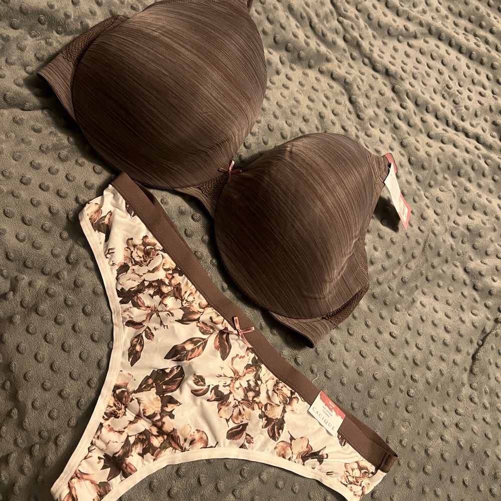 Matching bra and thong